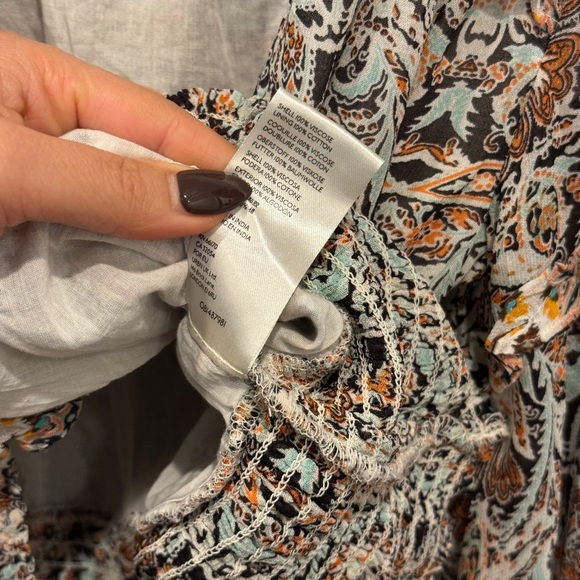 Anthropologie cropped long sleeve top - Picture 6 of 7